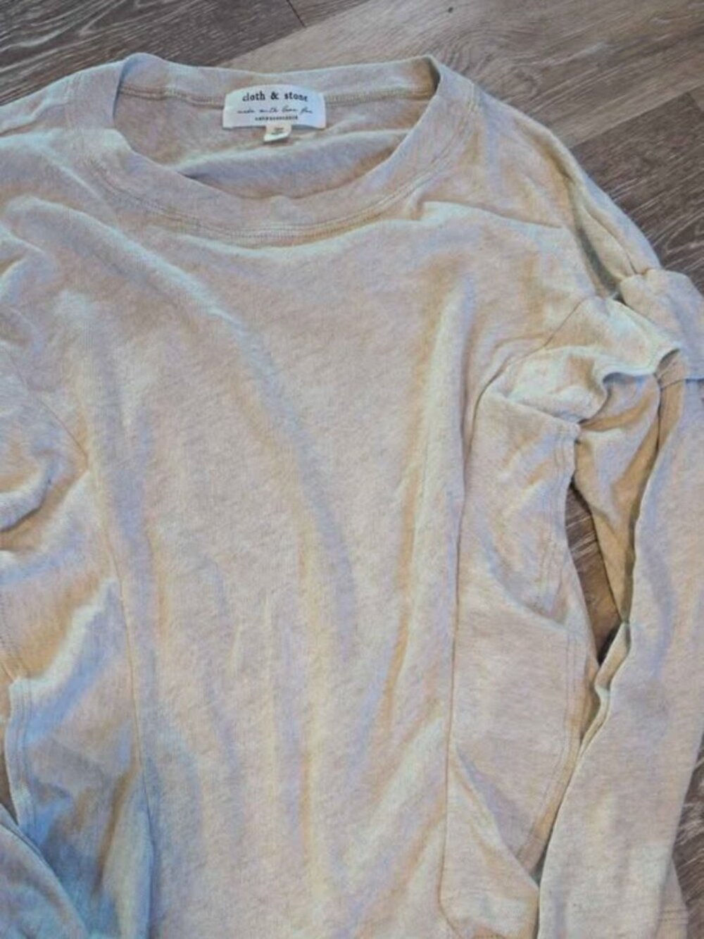 Cloth & Stone Ruffle Sweatshirt - Picture 2 of 3